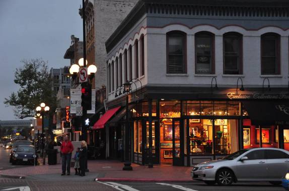 Gaslamp Quarter, o coração de San Diego, no sul da Califórnia - Estados Unidos